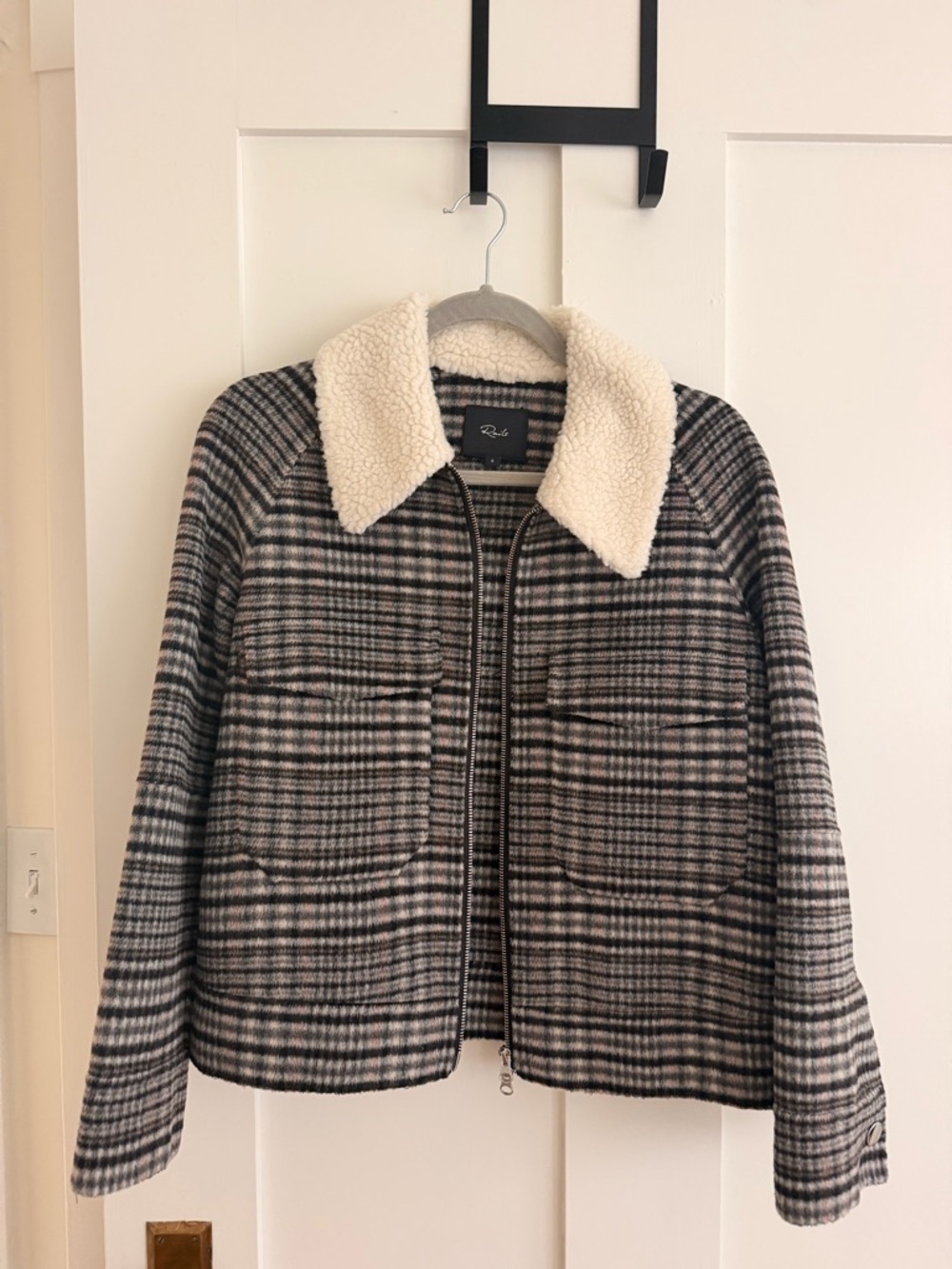 Rails Plaid Wool Blend Jacket